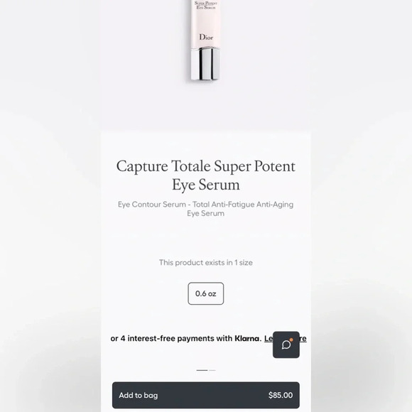 NEW Dior Capture Totale Super Potent Eye Serum 3MLx5 - Picture 1 of 5